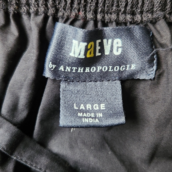 Anthropologie Maeve Tiered Tulle Tunic Dress Whimsigoth Witchy Dark Fairy Size L - Picture 10 of 11